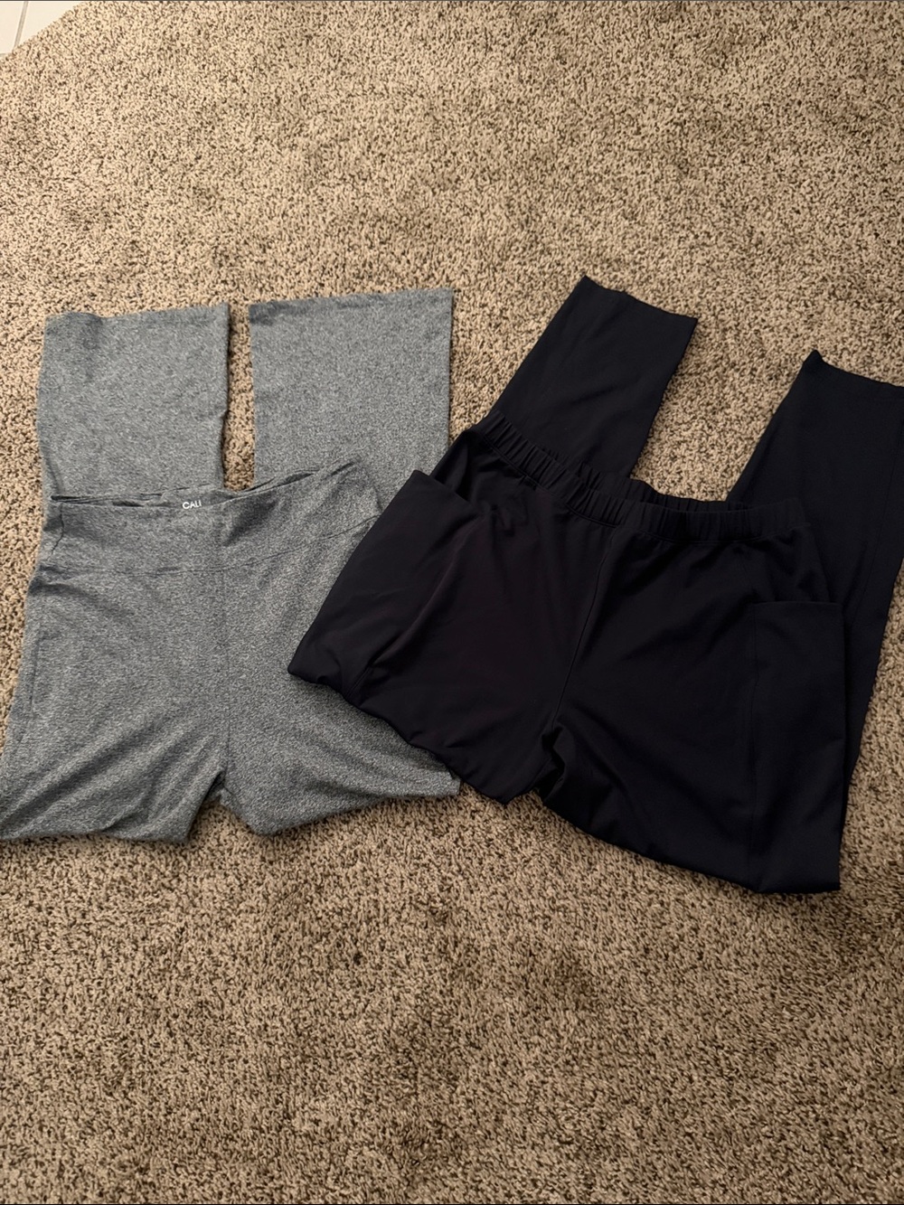 2-Pack Leggings Set — Grey & Black